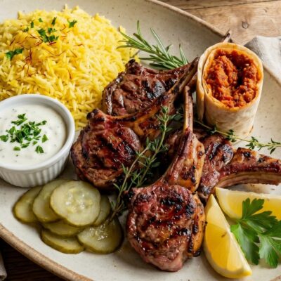 Lamskoteletten - Food Garden Restaurant in Eindhoven - مطعم سوري فود غاردن في أيندهوفن