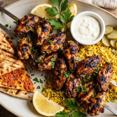 Kippenvleugels - 2 speizen - Food Garden Restaurant in Eindhoven - مطعم سوري فود غاردن في أيندهوفن