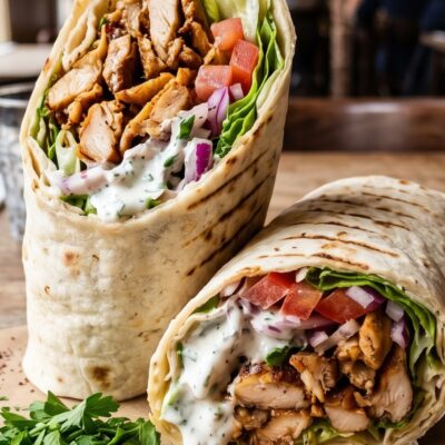 Durum Kip shoarma - Food Garden Restaurant in Eindhoven - مطعم سوري فود غاردن في أيندهوفن